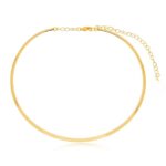 Choker Aro Liso Dourado