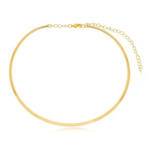 Choker Aro Liso Dourado
