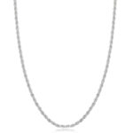 Choker Cordão Baiano Ródio Branco