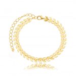 Pulseira Escamas Dourado