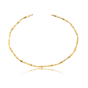Choker Aro Torcido Dourado