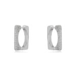 BRINCO ARGOLA MICRO ZIRCÔNIA BRANCO