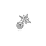 Piercing de Orelha Estrela Cravejado
