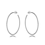 BRINCO ARGOLA RÓDIO BRANCO