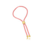 PULSEIRA DE TECIDO LISO ROSA